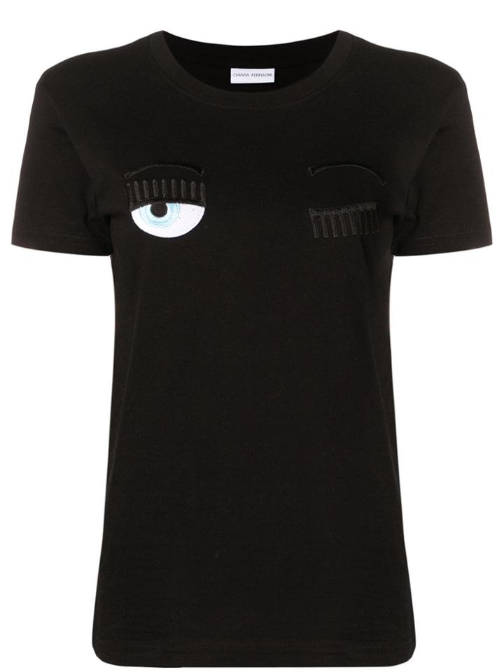 Chiara Ferragni Flirting T-shirt - Black