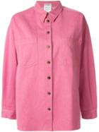 Chanel Pre-owned Oversized Shirt Jacket - Pink
