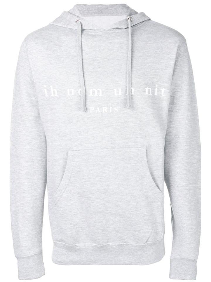 Ih Nom Uh Nit Logo Hoodie - Grey