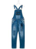 Tommy Hilfiger Junior Patched Denim Dungarees - Unavailable