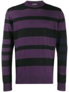 Lanvin Striped Sweater - Purple