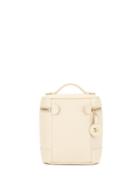 Chanel Pre-owned Cc Logos Cosmetic Vanity Hand Bag - White