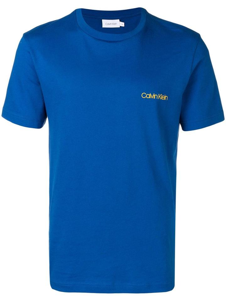 Calvin Klein Contrast Logo T-shirt - Blue