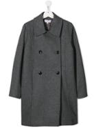 Simonetta Teen Double Breasted Coat - Grey