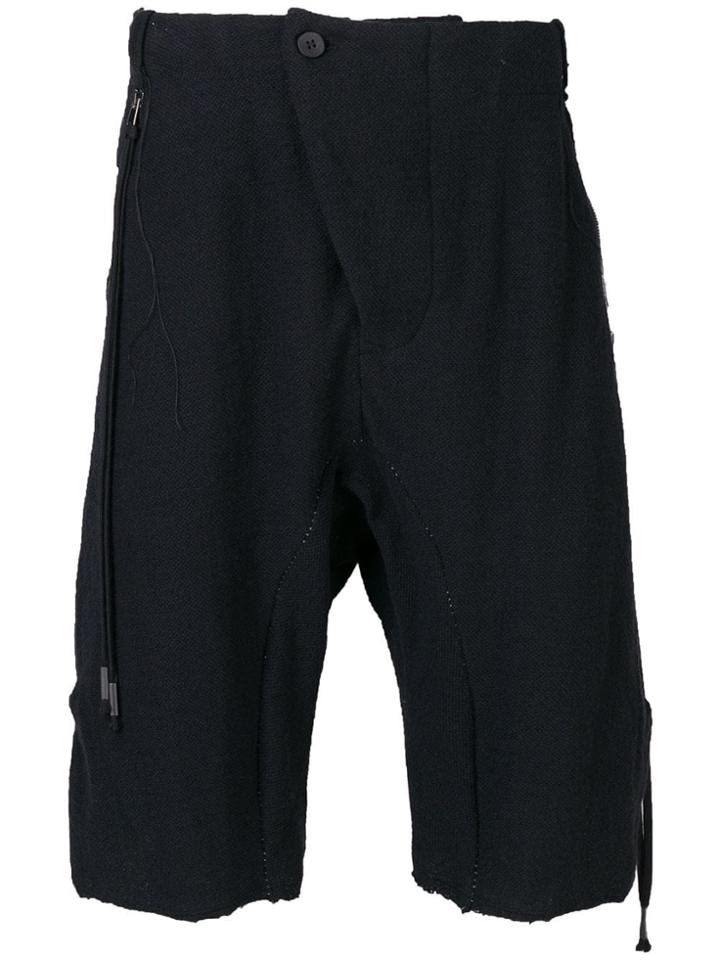 Masnada Terry Shorts - Black