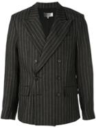 Isabel Marant Pinstripe Suit Jacket - Black