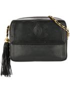 Chanel Vintage Fringe Chain Shoulder Bag - Black