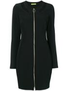 Versace Jeans Zip Fitted Dress - Black