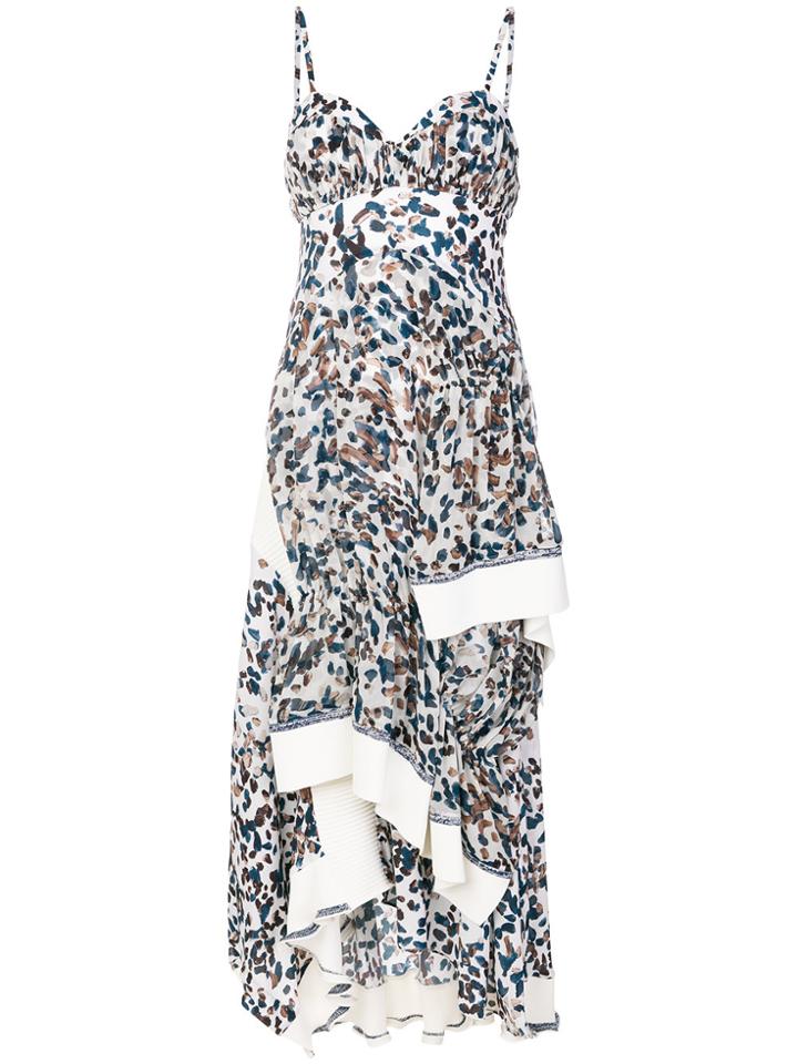 3.1 Phillip Lim Layered Ribbed Dress - White