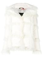 Mr & Mrs Italy Hooded Down Jacket - White
