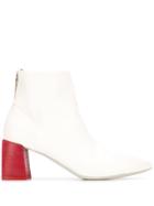 Marsèll Block Heel Ankle Boots - White