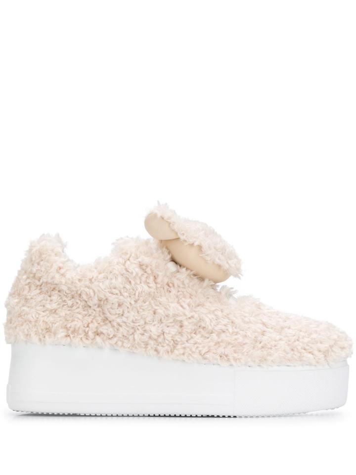 Joshua Sanders Ted Shearling Sneakers - Neutrals