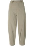 Transit - Cropped Trousers - Women - Cotton/spandex/elastane/cupro/lyocell - 34, Green, Cotton/spandex/elastane/cupro/lyocell