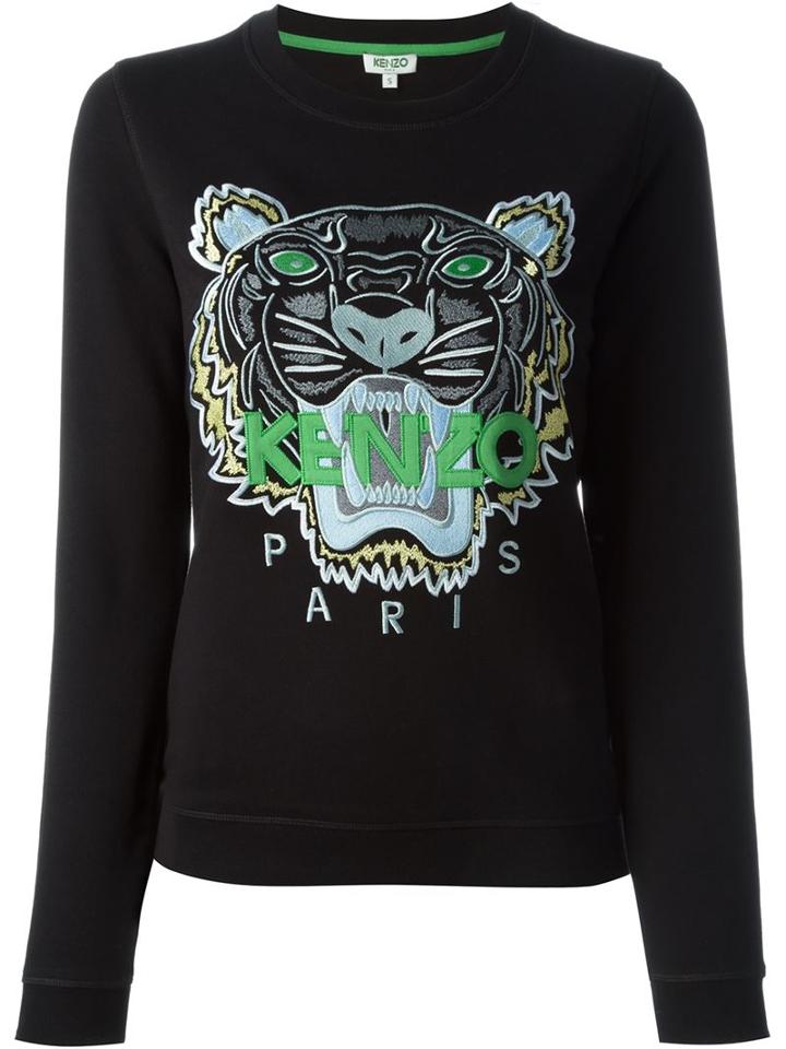 Kenzo 'tiger' Sweatshirt, Women's, Size: Medium, Black, Cotton