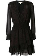 Michael Michael Kors Star-print Dress - Black