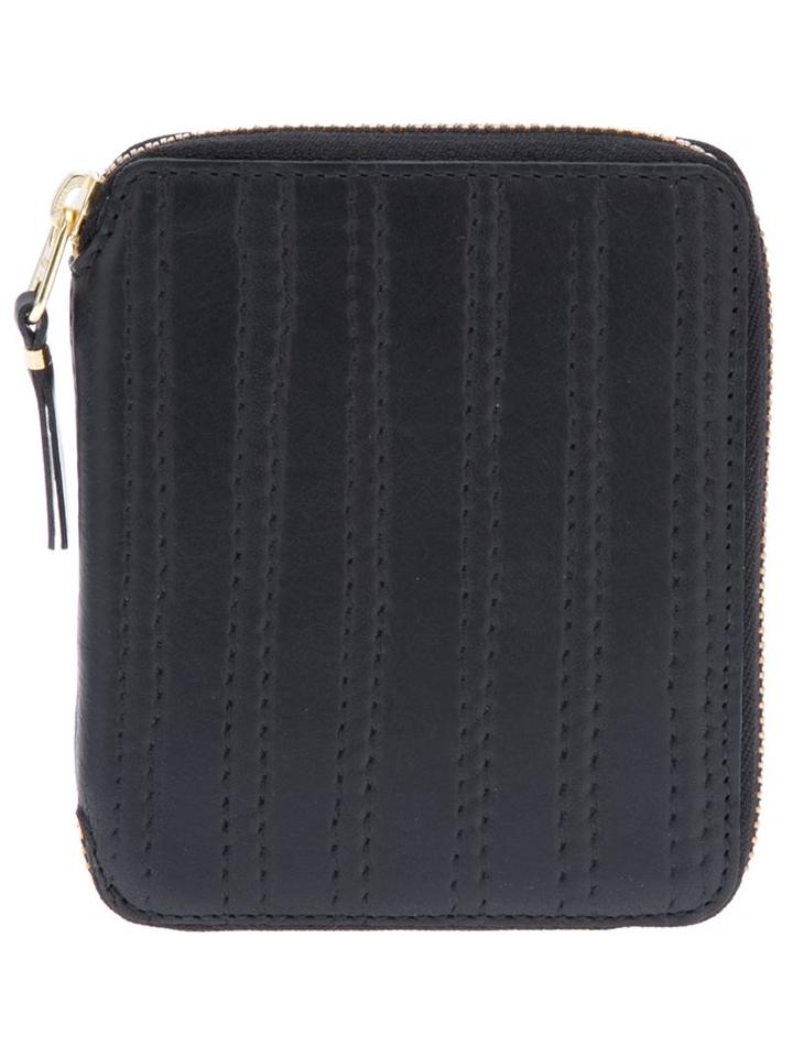 Comme Des Garçons Wallet Embossed Three Stitch Wallet