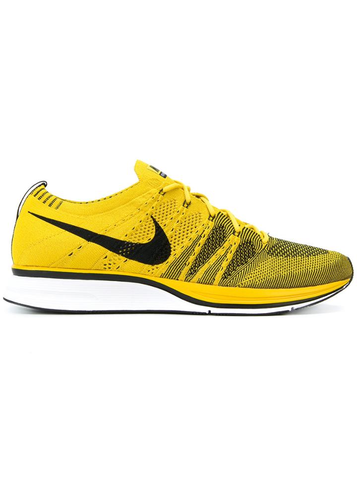 Nike Flyknit Sneakers - Yellow & Orange