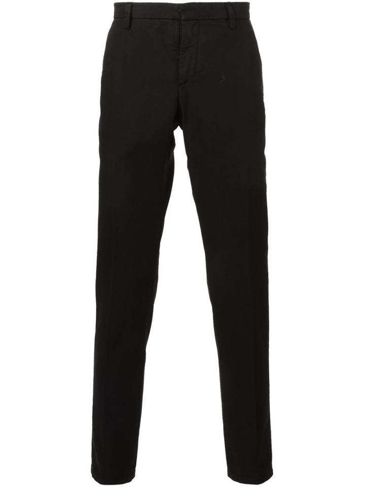Dondup 'gaubert' Trousers, Men's, Size: 38, Black, Cotton/polyester