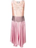 Gucci Crystal-embellished Dress - Pink