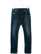 Diesel Kids Slim-fit Jeans - Blue