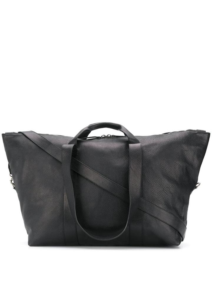 Ann Demeulemeester Pebbled Tote Bag - Black