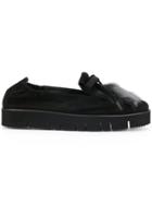Kennel & Schmenger Fur Platform Loafers - Black