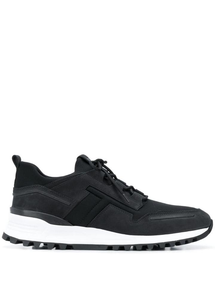 Tod's Monogram Low-top Sneakers - Black