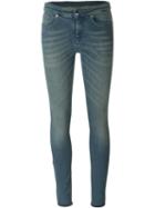Mm6 Maison Margiela Skinny Jeans, Women's, Size: 40, Blue, Cotton/polyester/spandex/elastane