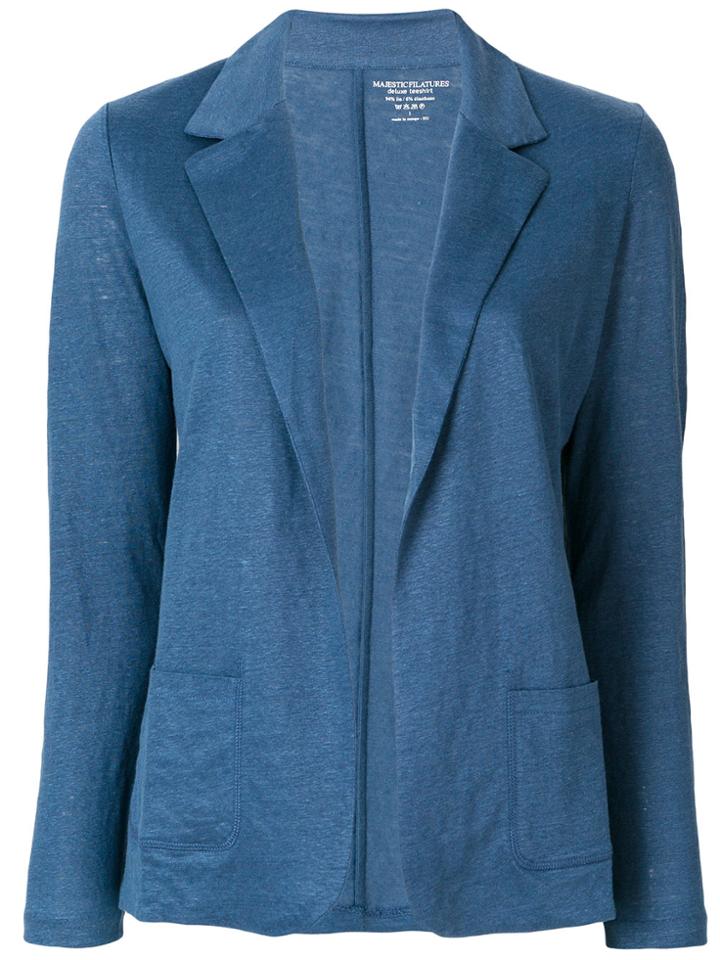 Majestic Filatures Casual Blazer - Blue