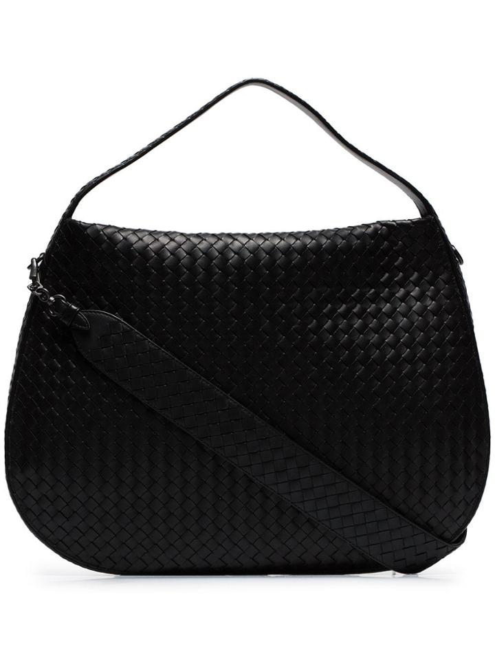 Bottega Veneta Black New City Leather Tote Bag