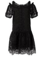 Ermanno Scervino Mini Lace Dress, Women's, Size: 40, Black, Cotton/polyamide/polyester/silk