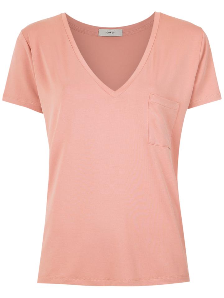 Egrey Chest Pocket T-shirt - Pink & Purple