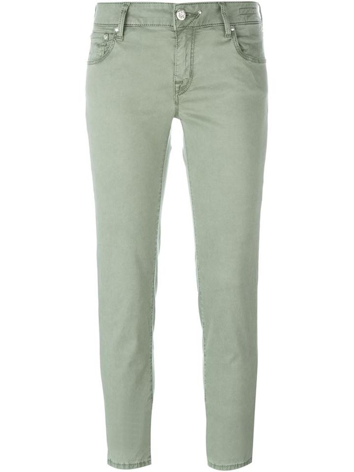 Jacob Cohen Classic Skinny Jeans, Women's, Size: 28, Green, Cotton/lyocell/spandex/elastane