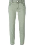 Jacob Cohen Classic Skinny Jeans, Women's, Size: 28, Green, Cotton/lyocell/spandex/elastane