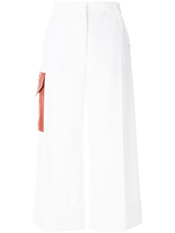 Marco De Vincenzo Foulard Pocket Culottes - White