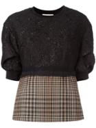3.1 Phillip Lim Floral Cloqué Sweatshirt