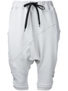First Aid To The Injured - Pharynx Shorts - Women - Cotton - 3, Women's, Grey, Cotton