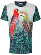 Etro Parrot Print T-shirt - Multicolour