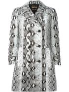 Roberto Cavalli Snakeskin Print Coat