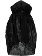 Maison Margiela - Full Asymmetric Lace Skirt - Women - Polyamide/viscose - 40, Black, Polyamide/viscose