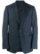 Tom Ford Shelton Peak Collar Blazer - Blue