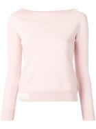 Fendi Logo Patch Jumper - Pink