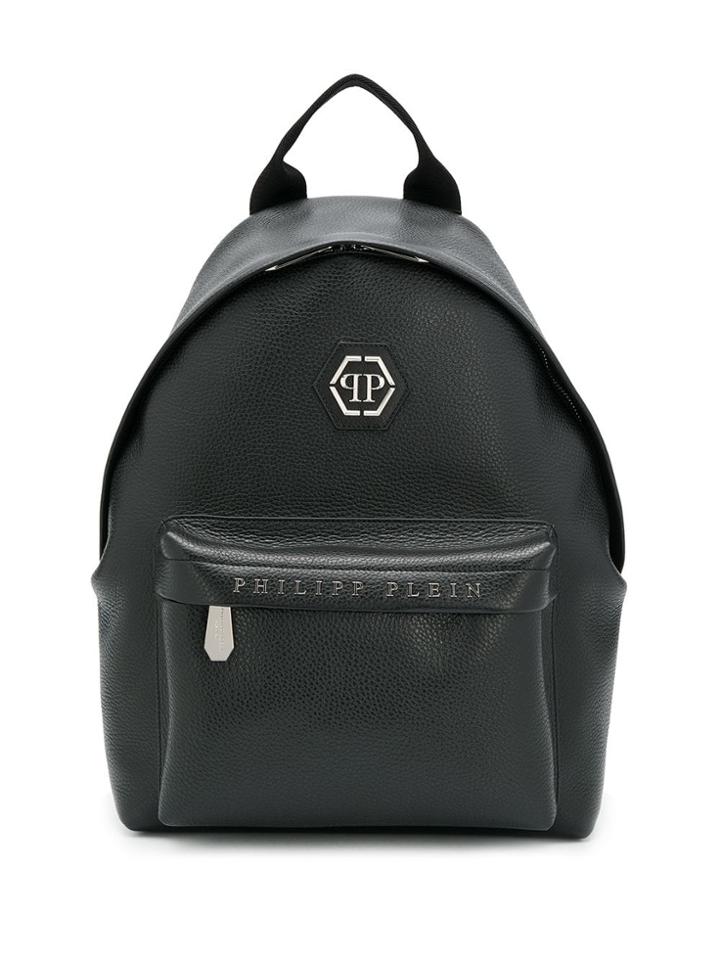 Philipp Plein Logo Detail Backpack - Black