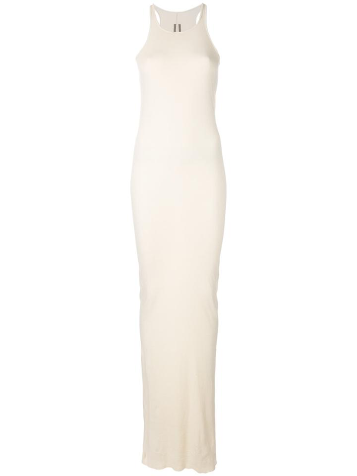 Rick Owens Drkshdw Long Fitted Dress - Nude & Neutrals