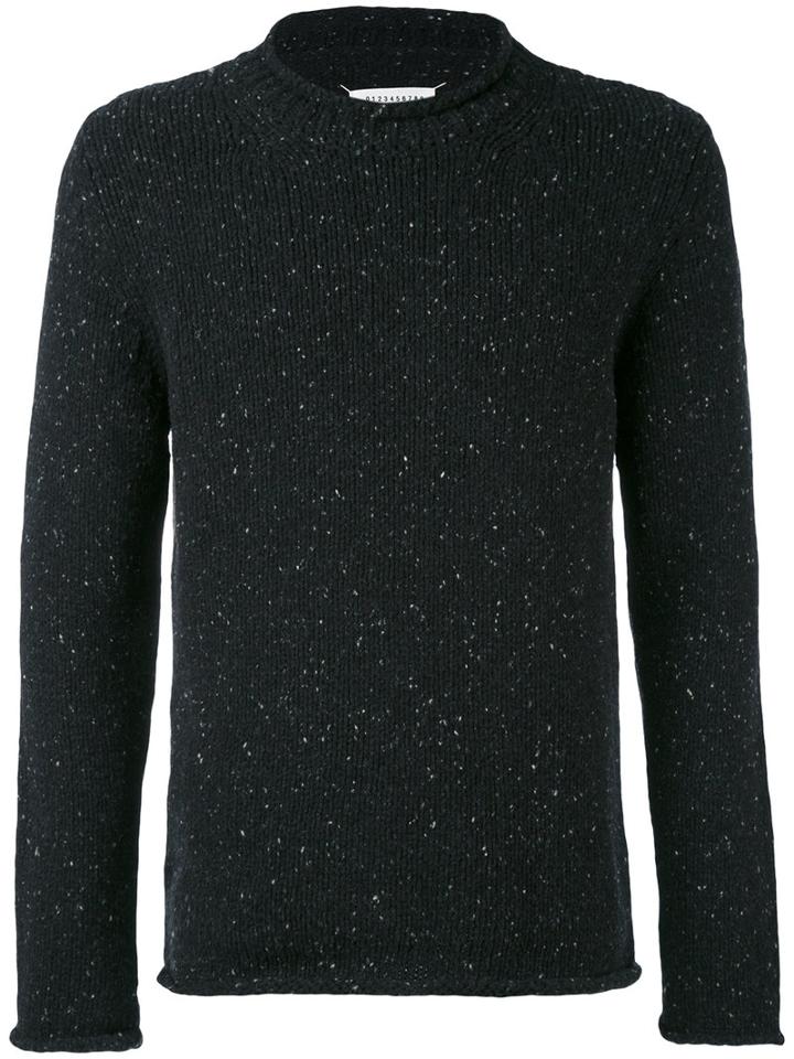Rolled Neck Jumper - Men - Polyamide/wool - L, Black, Polyamide/wool, Maison Margiela