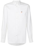 Maison Kitsuné Embroidered Logo Shirt - White
