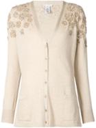 Oscar De La Renta Sequin Embellished Cardigan