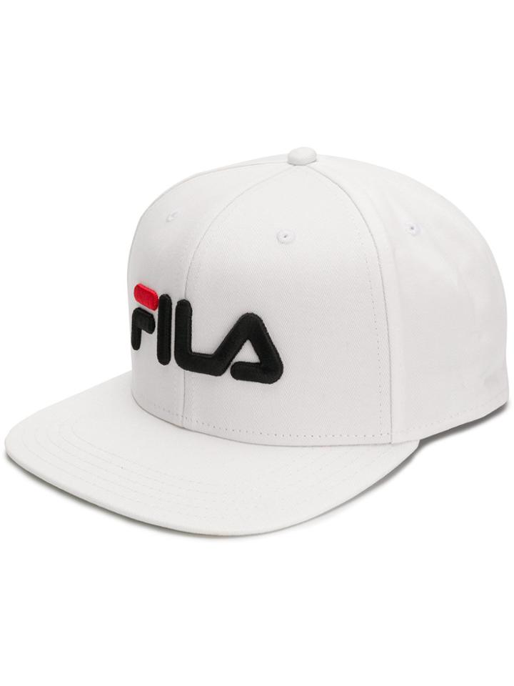 Fila Embroidered Logo Cap - White