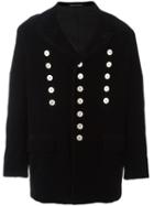 Yohji Yamamoto Vintage Corduroy Double Breasted Coat, Men's, Size: Small, Black