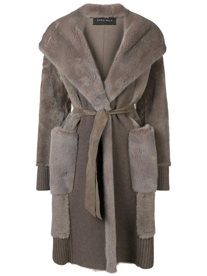 Cara Mila Anabelle Coat - Nude & Neutrals